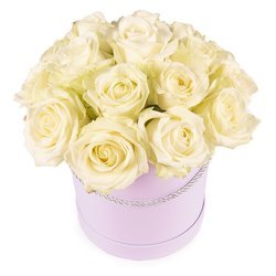 Flower Box "Białe róże"