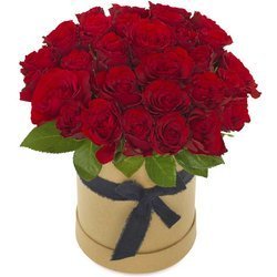 Flower Box "Czerwone róże" Pudełko z różami